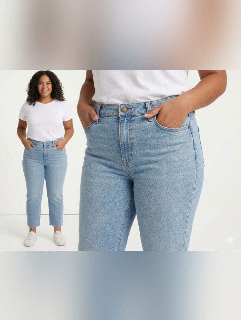 Light Blue High-Rise Women's Jeans